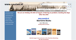 Desktop Screenshot of nautiek.nl